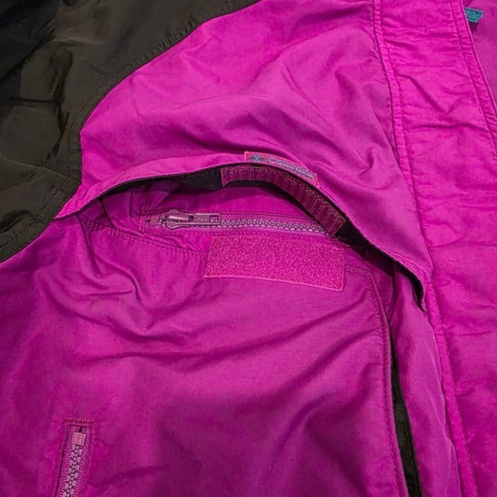 Vintage Columbia Radial Sleeve Purple Winter Jacket Coat Womens L Powder Keg - Picture 3 of 11